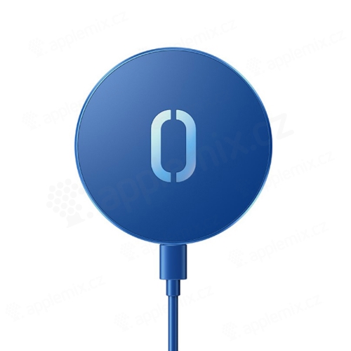 Bezdrátová nabíječka / nabíjecí podložka JOYROOM - Qi / Magsafe kompatibilní - 15W - tmavě modrá