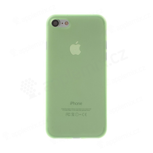 Kryt / obal pro Apple iPhone 7 / 8 / SE (2020) / SE (2022) - ochrana čočky - ultratenký - plastový - matný - zelený