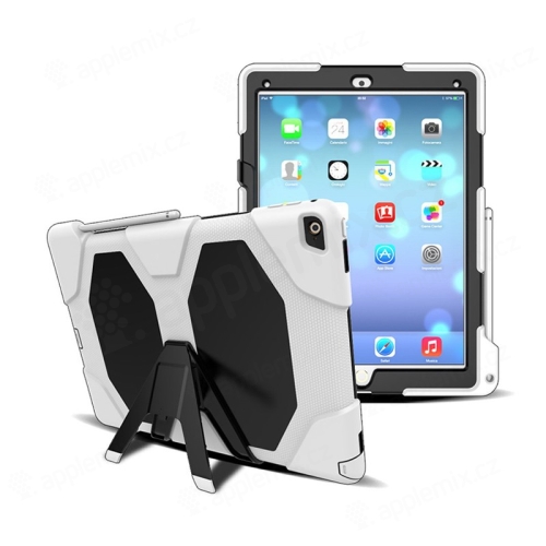 Kryt / pouzdro pro Apple iPad Pro 12,9 - outdoor - odolný - plastový / silikonový - černý / bílý