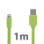 Synchronizační a nabíjecí kabel Lightning pro Apple iPhone / iPad / iPod - noodle style - zelený
