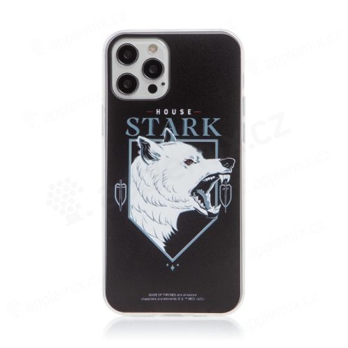 Kryt Game of Thrones pre Apple iPhone 12 Pro Max - Stark Crest - Evil - gumový
