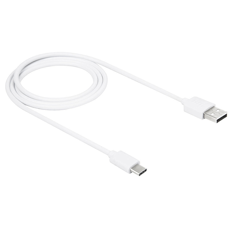 Synchronizační a nabíjecí kabel USB-A / USB-C HAWEEL - 1m - bílý