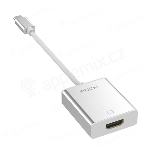 Redukce ROCK USB-C na HDMI - stříbrná