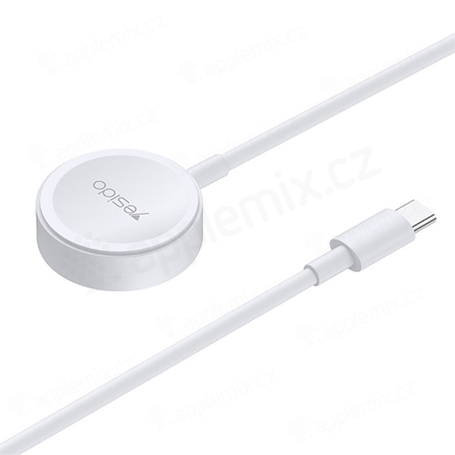 Nabíjecí kabel YESIDO CA112 USB-C na Apple Watch - 1m - bílý