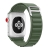 Řemínek pro Apple Watch 41mm / 40mm / 38mm - nylonový / kovová spona - zelený