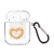 Pouzdro / obal pro Apple AirPods - gumové - květinové srdce