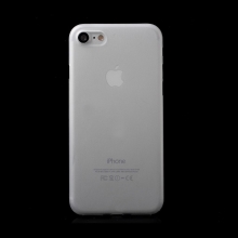 Kryt / obal pro Apple iPhone 7 / 8 / SE (2020) - ochrana čočky - ultratenký - plastový - matný - bílý