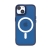 Kryt pro Apple iPhone 15 - podpora MagSafe - plastový / silikonový - tmavě modrý