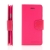Pouzdro Mercury pro Apple iPhone 6 / 6S - stojánek a prostor pro platební karty - umělá kůže - růžové