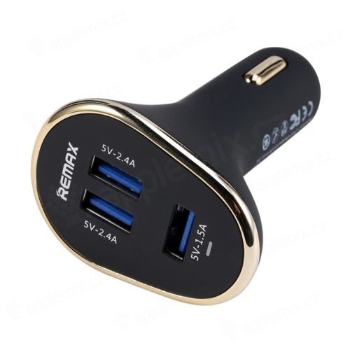 Nabíječka do auta REMAX s 3 USB porty (6.3A)