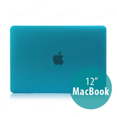 Tenké plastové puzdro/kryt pre Apple MacBook 12 Retina (2015) - matné - modré