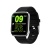 Fitness chytré hodinky - tlakoměr / krokoměr / měřič tepu - Bluetooth - voděodolné - černé