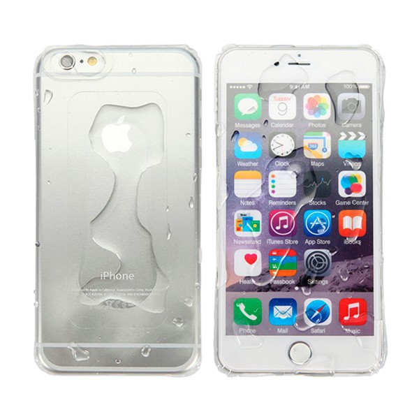 Voděodolné průhledné pouzdro / obal pro Apple iPhone 6 / 6S / 7 / 8