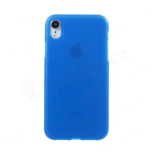 Kryt pro Apple iPhone Xr - gumový - matný - modrý