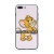 Kryt Tom a Jerry pro Apple iPhone 7 Plus / 8 Plus - výtržník Jerry - skleněný - růžový