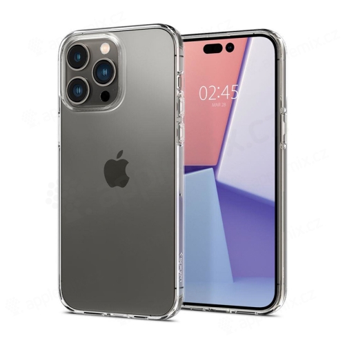 Kryt SPIGEN Liquid Crystal pre Apple iPhone 14 Pro - gumový - priehľadný