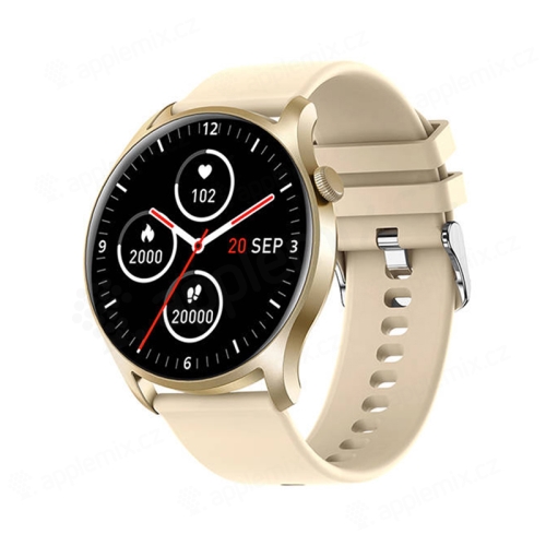 COLMI Sky 8 fitness smartwatch - monitor krvného tlaku / krokomer / monitor srdcového tepu - Bluetooth - vodotesné - zlaté