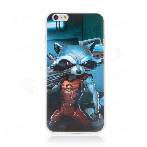 Kryt MARVEL pre Apple iPhone 6 Plus / 6S Plus - Guardians of the Galaxy - Rocket - gumový