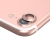 Kroužek / krytka BASEUS na kameru pro Apple iPhone 7 / 8 - kovový - Rose Gold