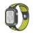 Řemínek pro Apple Watch 41mm / 40mm / 38mm + ochranný rámeček - silikonový - černý / žlutý