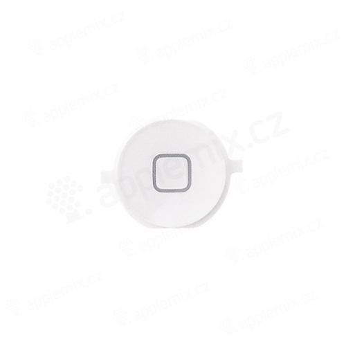 Tlačidlo Domov pre Apple iPhone 4/ 4S - biele - Kvalita A+