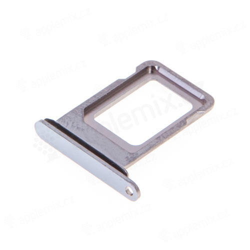 Rámeček / šuplík na Nano SIM + boční tlačítka pro Apple iPhone 13 Pro / 13 Pro Max - stříbrný - kvalita A+
