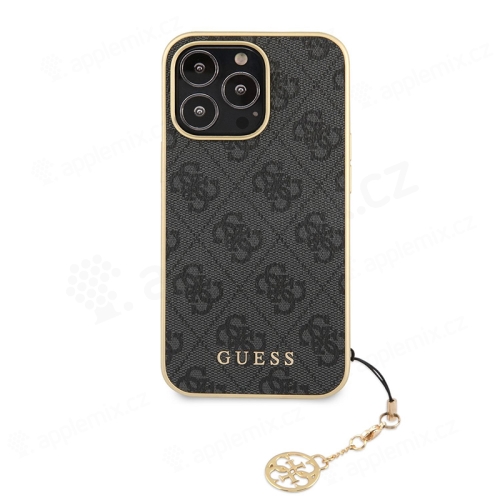 Kryt GUESS Saffiano Double Card pro Apple iPhone 13 - umělá kůže - růžový