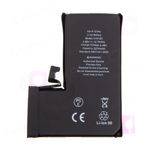 Baterie pro Apple iPhone 15 Pro (3274mAh) - kvalita A+