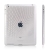 Ochranný kryt pro Apple iPad 2. / 3. / 4.gen. - texturovaný průhledný – stříbrný