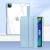 Puzdro MUTURAL pre Apple iPad 12,9" (2018 / 2020 / 2021) - stojan + priehradka na Apple Pencil - svetlo modré