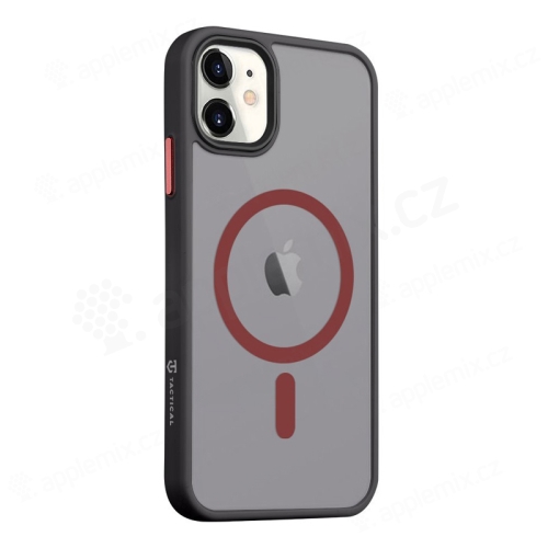 Kryt TACTICAL Hyperstealth 2.0 pre Apple iPhone Xr / 11 - MagSafe - čierny / červený