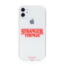 Kryt STRANGER THINGS pro Apple iPhone 11 / Xr  - gumový - průhledný