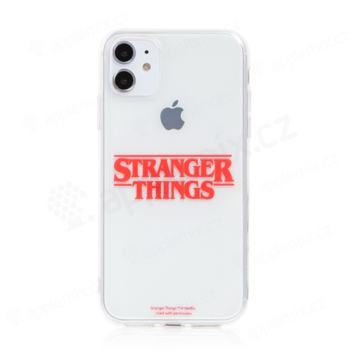 Kryt STRANGER THINGS pre Apple iPhone 11 / Xr - gumový - priehľadný
