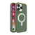Kryt pre Apple iPhone 15 Pro - Podpora MagSafe - plast / silikón - zelený