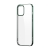 Kryt JOYROOM Samsonite pro Apple iPhone 12 / 12 Pro - gumový - průhledný / zelený