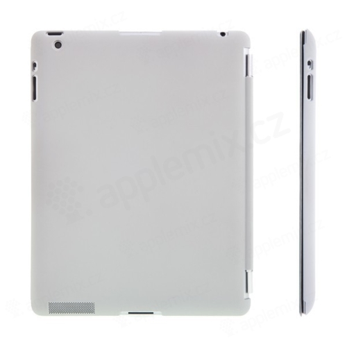 Oboustranné ultra tenké ochranné pouzdro Companion Case pro Apple iPad 2. / 3. / 4.gen. se Smart Coverem - šedé