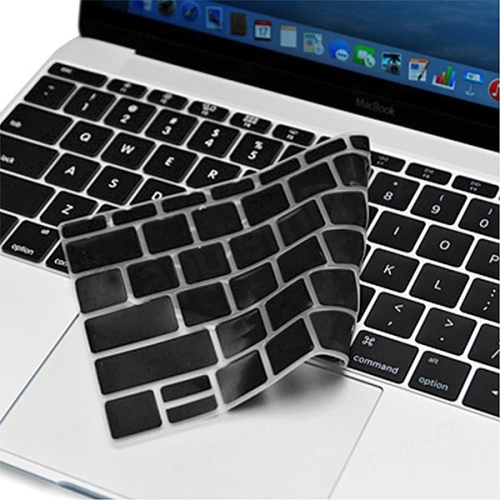 Kryt klávesnice ENKAY pro Apple MacBook 12 / Pro 13 (2016) bez Touch baru - silikonový - černý - US verze