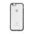 Kryt FORCELL Electro Matt pro Apple iPhone 6 / 6S - gumový - průhledný / černý