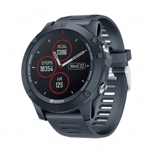 Fitness chytré hodinky ZEBLAZE Vibe 3 IPS - kruhový IPS displej - Bluetooth + GPS - vodotěsné - černé