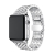 Remienok pre Apple Watch 41 mm / 40 mm / 38 mm - šesťhranný - nerezová oceľ - strieborný
