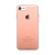 Kryt Baseus pro Apple iPhone 7 / 8 gumový  / antiprachové záslepky - Rose Gold průhledný