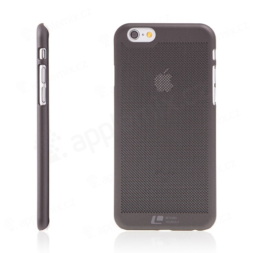 Kryt LOOPEE pro Apple iPhone 6 / 6S - plastový děrovaný - černý