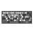 Bezdrôtová klávesnica MOFII PHOENIX Bluetooth - dobíjacia - šesťhranné klávesy - čierna