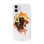 Kryt Harry Potter pre Apple iPhone 12 mini - gumový - Lev z Nebelvíru - biely