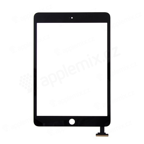 Přední dotykové sklo (touch screen) pro Apple iPad mini / mini 2 (Retina) bez IC konektoru - černé