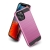 Kryt pre Apple iPhone 12 / 12 Pro - brúsený povrch - plast / guma - čierny / ružový