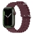 Řemínek pro Apple Watch 42mm / 41mm / 40mm / 38mm - oceánský - silikonový - vínový