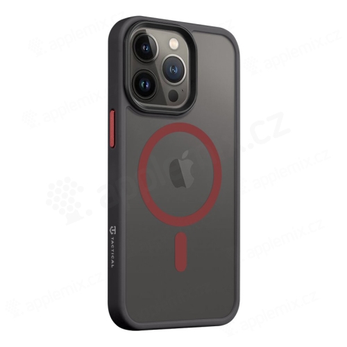 Kryt TACTICAL Hyperstealth 2.0 pro Apple iPhone 13 Pro - MagSafe - černý / červený