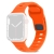 Řemínek pro Apple Watch Ultra 49mm / 45mm / 44mm / 42mm - vroubkovaný - silikonový - oranžový