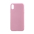 Kryt pro Apple iPhone X - ultratenký - gumový - růžový
